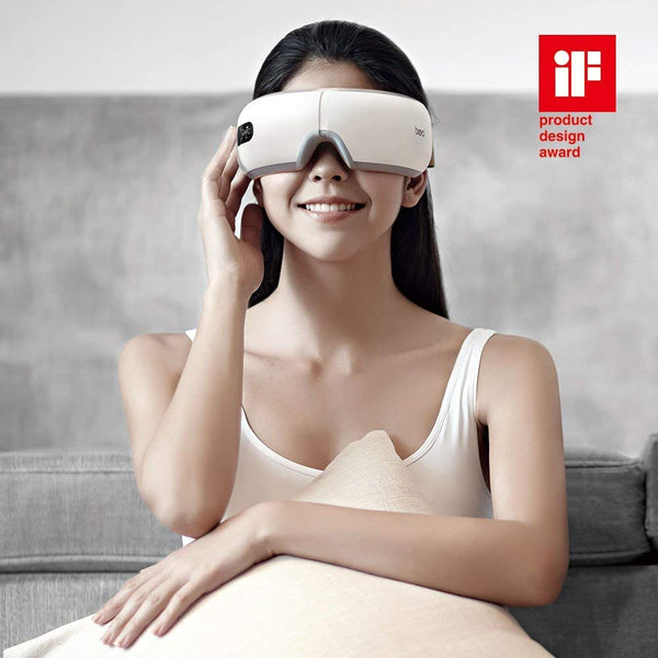 Breo iSee4 Electric Portable Eye Massager with Heating Air Pressure Music Vibration, Shiatsu Massager for Dry Eye Eyestrain Fatigue Relief