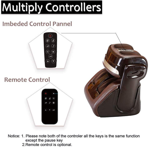 Kleasant 3D Leg & Foot Massager, Shiatsu Massage Machine with Foot Roller and Heat Personal Health Care