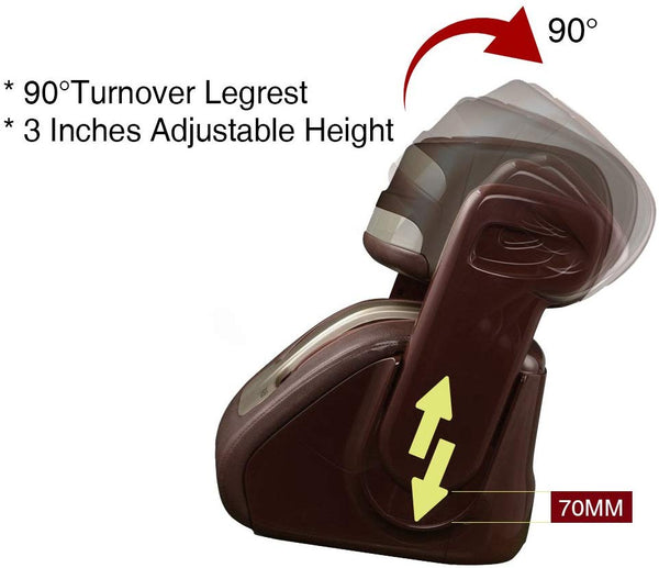 Kleasant 3D Leg & Foot Massager, Shiatsu Massage Machine with Foot Roller and Heat Personal Health Care