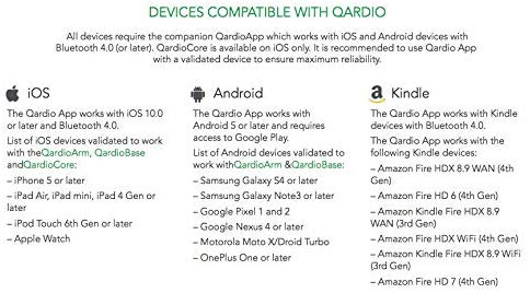 QardioArm Smart Blood Pressure Monitor: Wireless, Medically Accurate Digital Upper Arm Cuff. Fee App for iOS, Android, Kindle, Apple and Samsung Health. FSA-eligible.