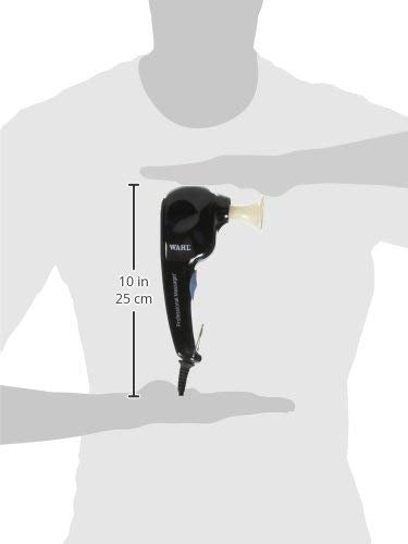 Wahl Professional Massager #4120-1701 – Powerful, Lightweight, and Quiet for Professional Massages – Includes 3 Attachment Heads