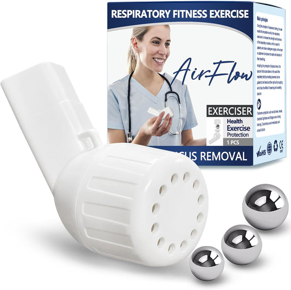 TyeinGo Breathing Exercise Device - Lung Expansion Trainer for Respiratory Health & Capacity