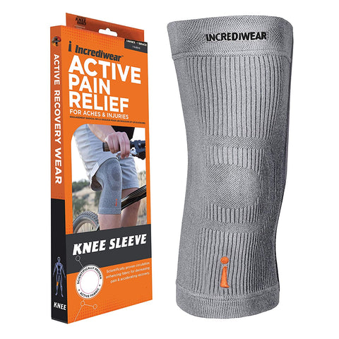 Incrediwear Knee Sleeve – Knee Brace for Joint Pain Relief & Swelling, Knee Support (Grey, X-Large)