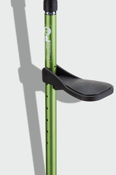 Ergobaum® 7TH Generation Prime by Ergoactives. 1 Pair (2 Units) of Ergonomic Forearm Crutches - Adult 5' - 6'6'' Adjustable (Green)