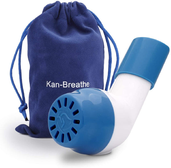 Natural Lung Exerciser & Mucus Removal Device - Naturally Clear Mucus from Airways & Improve Lung Capacity with This OPEP Respiratory Breathing Exercise Device - Made in Australia – White