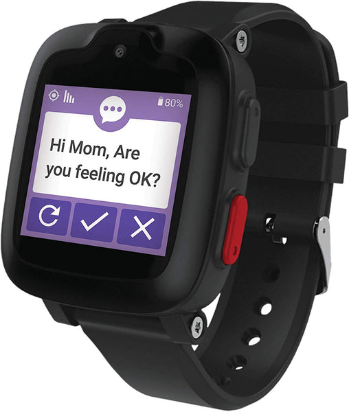 Freedom Guardian Medical Alert System by Medical GuardianTM, All-in-one Wearable Medic Alert Smartwatch, GPS Location Tracker (1 Month Free + All Features) (Black)