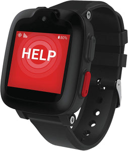 Freedom Guardian Medical Alert System by Medical GuardianTM, All-in-one Wearable Medic Alert Smartwatch, GPS Location Tracker (1 Month Free + All Features) (Black)
