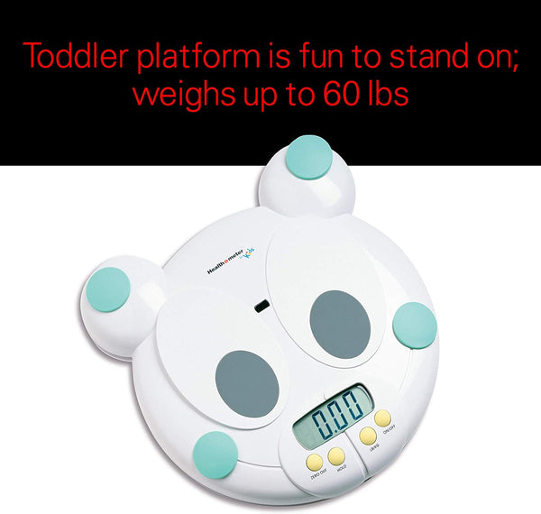 Health o meter Grow with Me 2-in-1 Baby to Toddler Scale with Growth Chart Book