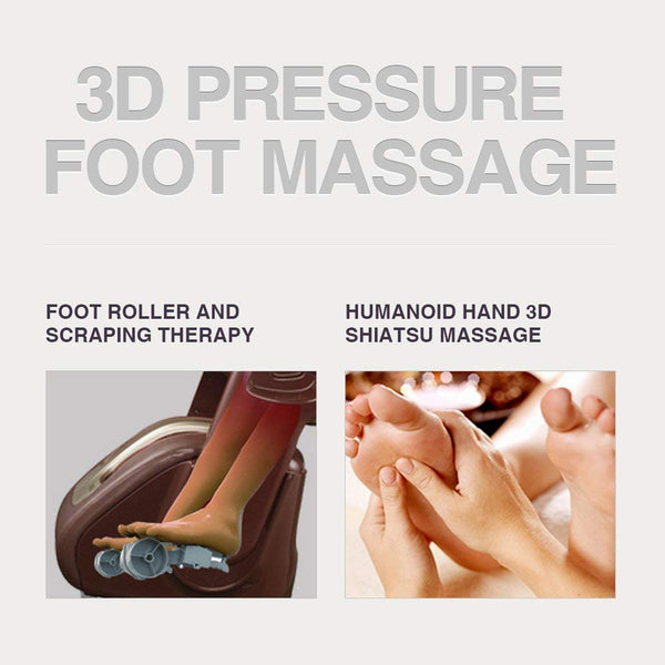 Kleasant 3D Leg & Foot Massager, Shiatsu Massage Machine with Foot Roller and Heat Personal Health Care