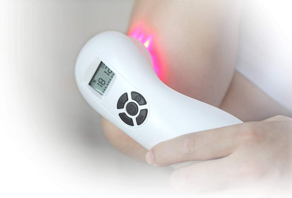 Pain Relief Cold Laser Therapy Device for Knee, Shoulder, Back, Joint & Muscle Pain, Low Level Red Light Hand Held Unit with 4 Free Gifts by YJTSKY