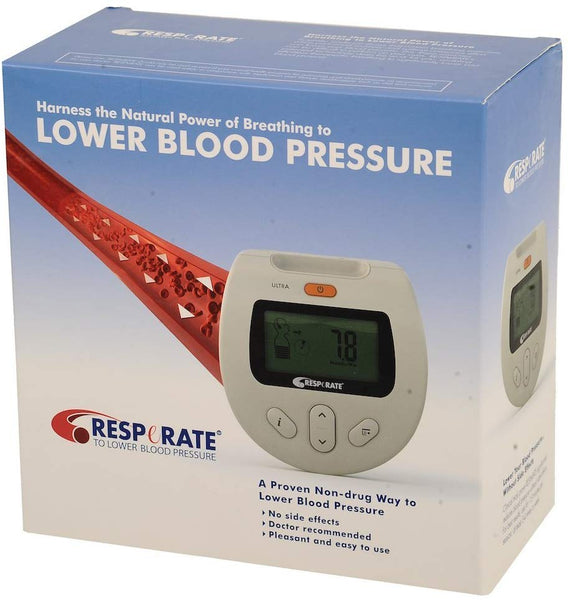 RESPeRATE Deluxe Duo: Device for Lowering High Blood Pressure Naturally. The only Non-Drug Hypertension Treatment. with Backlight for Use at Night.