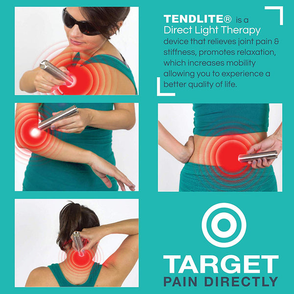 TENDLITE Red Light Therapy Device - FDA Cleared Advanced Medical Grade Technology Targets Injury Directly and Provides Joint and Muscle Pain Relief