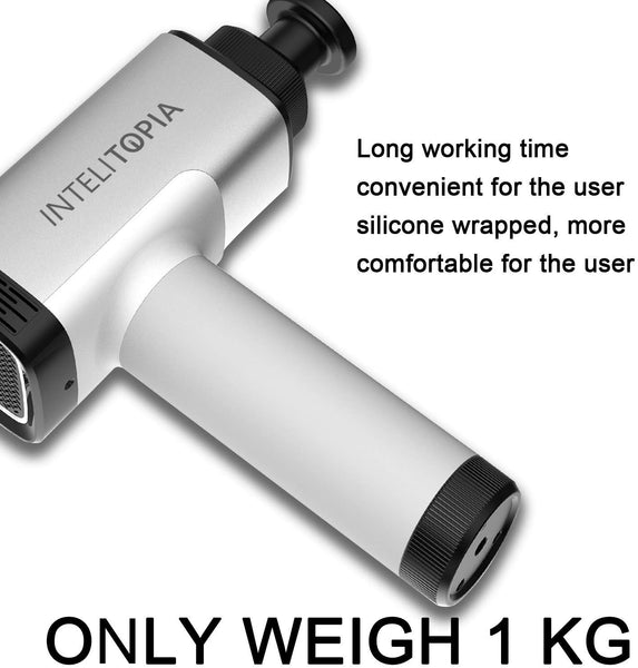 Upgrade Version Intelitopia Massage Gun Powerful Cordless Handheld Pete s Health Equips